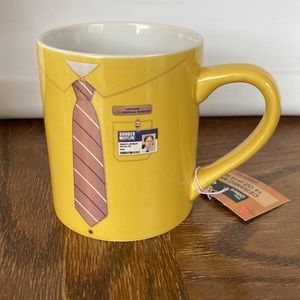 The office ceramic mug Dwight false NEW yellow black 14 oz